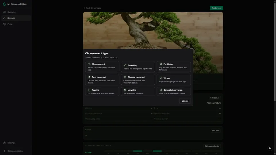 Bonsai Collection, screenshot 10 of 11