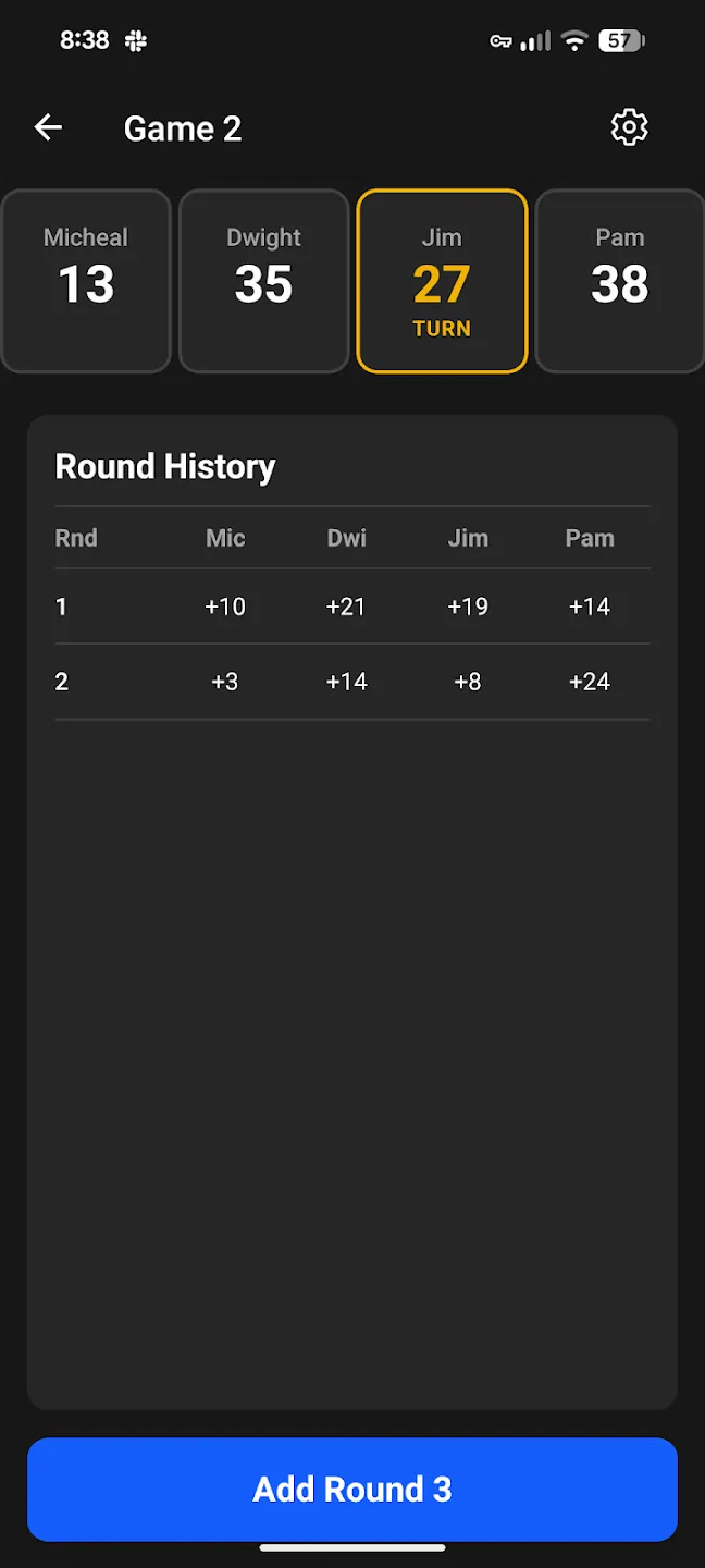 Card Score Keeper, screenshot 4 of 5