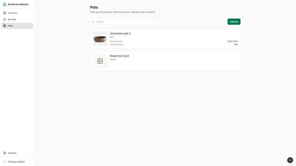Bonsai Collection, screenshot 6 of 11