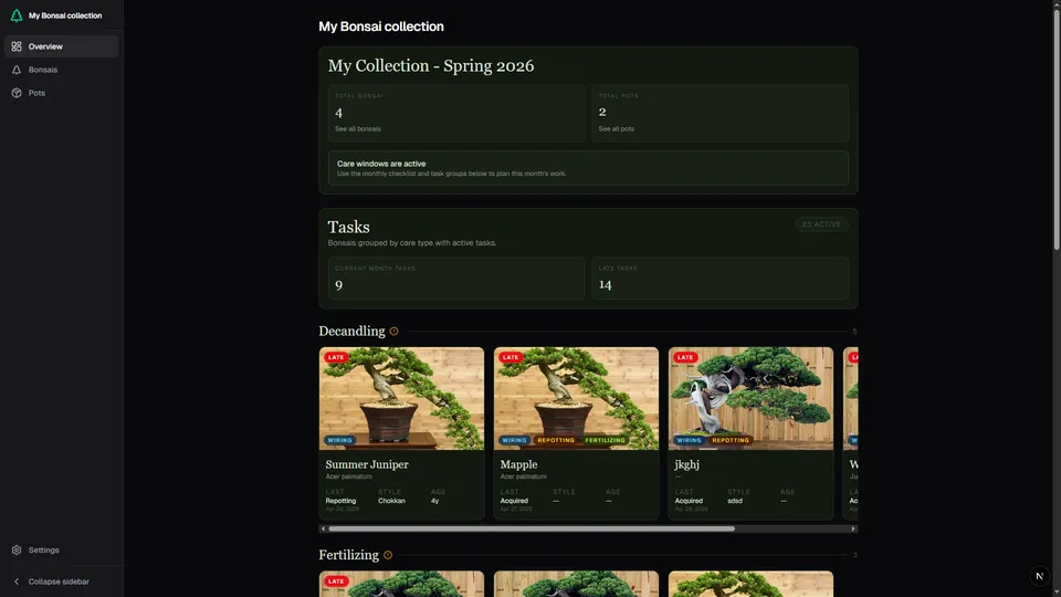 Bonsai Collection, screenshot 9 of 11
